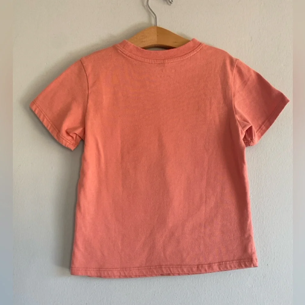Stitch & Stone salmon pink baby tee with Jeep /truck design